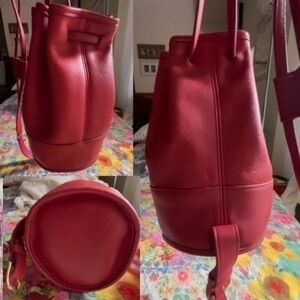 VINTAGE COACH RARE BIXBY BACKPACK SLING CROSSBODY BUCKET BAG 9984